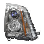 Right Headlamp assy composite Exc V; Wagon; Halogen - CADILLAC CTS 2010-2014