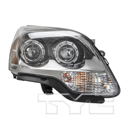 Right Headlamp assy composite Halogen; 2nd Design - GMC ACADIA 2008-2012