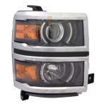 Right Headlamp assy composite HIGH COUNTRY|LTZ; Projector Type CAPA - CHEVROLET SILVERADO 1500 2014-2015