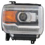 Right Headlamp Assy Composite LED; Chrome Bezel