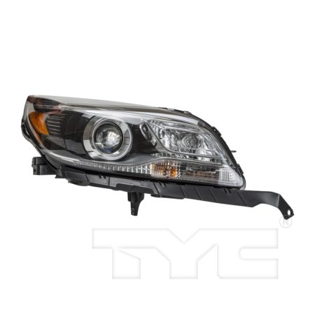 Right Headlamp assy composite HID; 2nd Design; Clear Lens - CHEVROLET MALIBU 2013-2015