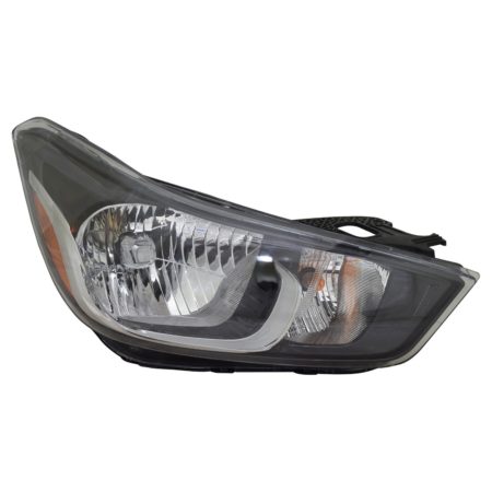 Right Headlamp assy composite Halogen; w/o Black Trim - CHEVROLET SPARK 2016-2022