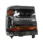 Right Headlamp Assy Composite HID; Chrome Bezel