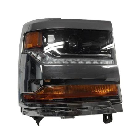 Right Headlamp Assy Composite HID; Chrome Bezel
