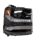 Right Headlamp Assy Composite LED; PTM - CHEVROLET SILVERADO 1500 2016-2018