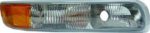 Left Parklamp assy includes signal/marker & running lamps - CHEVROLET SUBURBAN 1500 2000-2006