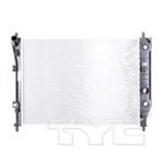 Radiator assembly w/auto trans; stamped Amp; w/o Z06 - CHEVROLET CORVETTE 2005-2013
