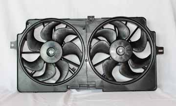 Radiator cooling fan assy dual fan assembly; w/3.1L engine - BUICK CENTURY 1999-1999