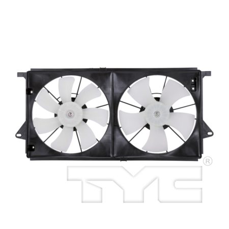 Radiator cooling fan assy 3.8L|3.9L; Motor/Blade/Shroud Dual Fan Assy - BUICK LUCERNE 2006-2007