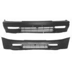 Front bumper cover except wagon; LX; Canada; Black - HONDA ACCORD 1992-1993
