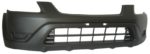 Front bumper cover matte-gray/black; grained finish; USA market CAPA - HONDA CR-V 2002-2004