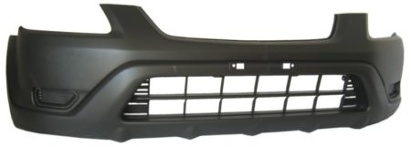 Front bumper cover matte-gray/black; grained finish; USA market - HONDA CR-V 2002-2004