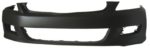 Front Bumper Cover 4Dr Sedan; Usa/Mexico Built; Primed - HONDA ACCORD 2006-2007