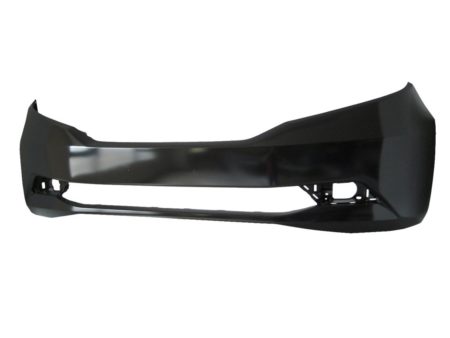 Front Bumper Cover Ex/Ex-L/Lx; W/O Parking Sensor; Primed - HONDA ODYSSEY 2011-2013