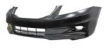 Front Bumper Cover Sedan; 6 Cyl; Primed CAPA - HONDA ACCORD 2011-2012