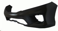 Front Bumper Cover Coupe; Primed CAPA - HONDA ACCORD 2013-2015