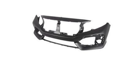Front Bumper Cover Exc Type R; H/B; Primed - HONDA CIVIC 2017-2019