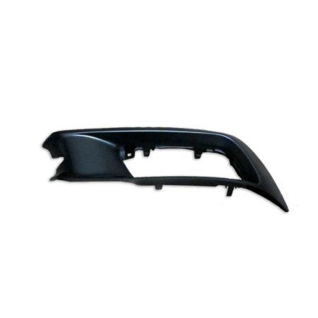 Left Front bumper insert Sedan; Factory Installed; Fog Lamp Bezel; Crystal Black (Code NH731P); PTM - HONDA CIVIC 2012-2012