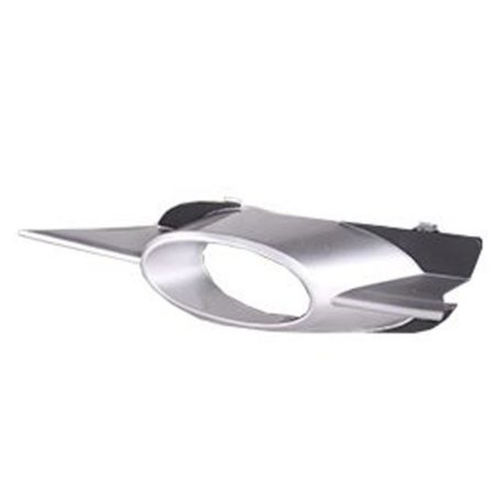 Left Front bumper insert Coupe; Fog Lamp Bezel; w/Fog Lamp; Code NH731P; PTM - HONDA CIVIC 2009-2011