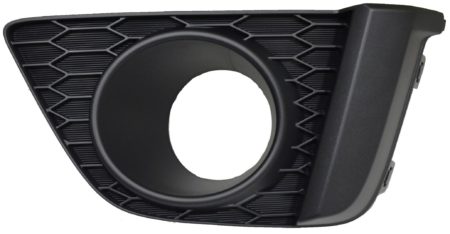 Left Front bumper insert Fog Lamp Bezel; w/Fog Lamps - HONDA FIT 2015-2017