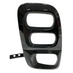 Left Front bumper insert ELITE|TOURING; Fog Lamp Bezel; Gloss Black - HONDA ODYSSEY 2021-2023
