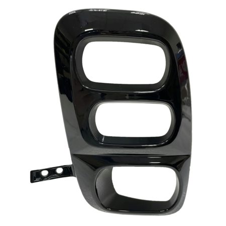 Left Front bumper insert ELITE|TOURING; Fog Lamp Bezel; Gloss Black - HONDA ODYSSEY 2021-2023