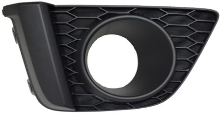 Right Front bumper insert Fog Lamp Bezel; w/Fog Lamps - HONDA FIT 2015-2017