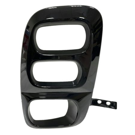 Right Front bumper insert ELITE|TOURING; Fog Lamp Bezel; Gloss Black - HONDA ODYSSEY 2021-2023