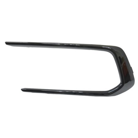 Left Front bumper molding Side Garnish; Gloss Black - HONDA PASSPORT 2019-2021