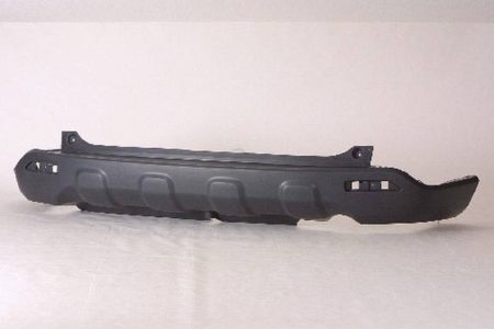 Rear Bumper Cover Center; Dark Gray - HONDA CR-V 2007-2009