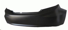 Rear Bumper Cover 1.8L; Sedan; Canada/Usa Built; W/O Park Assist; Primed CAPA