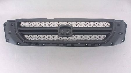 Grille assy EX; silver & gray - HONDA PILOT 2003-2005