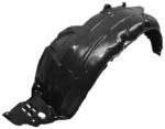Left Front fender splash shield 4dr sedan; DX/DX-G/DX-VP/LX-S model; plastic liner - HONDA CIVIC 2006-2011