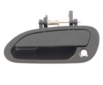 Left Front door handle outer 4dr sedan; Japan built; black - paint to match - HONDA ACCORD 1998-2002