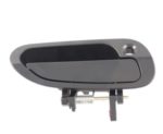 Right Front door handle outer 4dr sedan; Japan built; black - paint to match - HONDA ACCORD 1998-2002