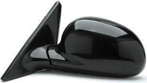 Left Mirror outside rear view 4dr sedan; manual foldaway; black - HONDA CIVIC 1992-1995