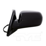 Left Mirror outside rear view 4dr sedan; USA built; power remote; non-folding; paint to match - HONDA ACCORD 1998-1998