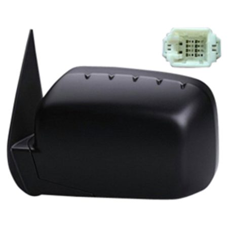 Left Mirror outside rear view RT|RTX; Textured Black - HONDA RIDGELINE 2006-2014