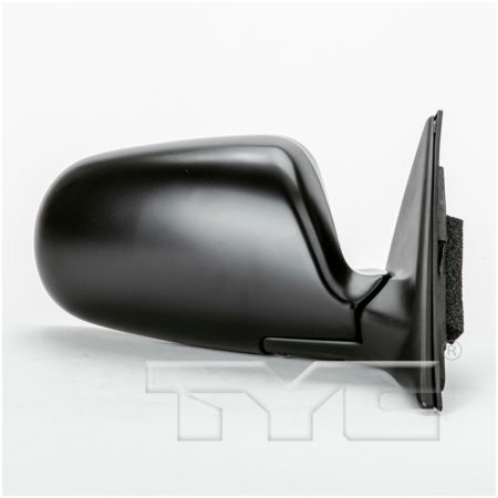 Right Mirror outside rear view 4dr sedan/4dr wagon; power remote; black - HONDA ACCORD 1990-1993