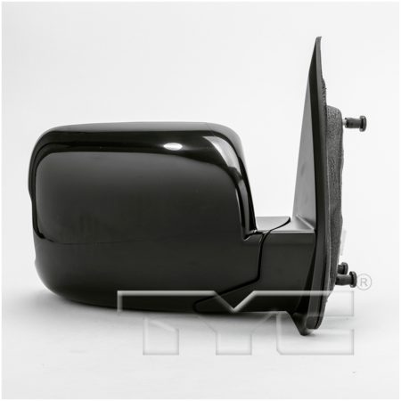 Right Mirror outside rear view Power; Non-Heated; w/Signal Lamps; Alabaster Silver (Code NH700M); PTM - HONDA PILOT 2011-2015
