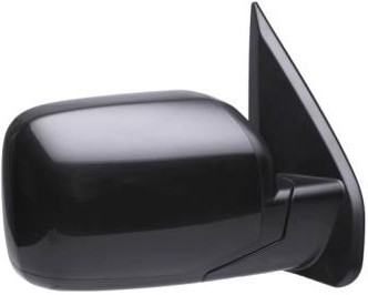 Right Mirror Outside Rear View Power; Non-Heated; W/O Turn Signal Lamps; Textured Black - HONDA PILOT 2009-2015