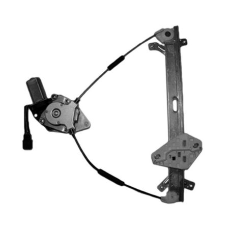 Left Front door glass regulator Coupe; Power; w/Motor - HONDA ACCORD 2003-2007