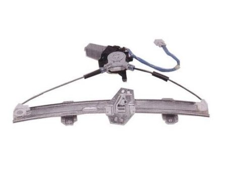 Left Front door glass regulator Sedan; Power; w/Motor - HONDA CIVIC 1996-2000
