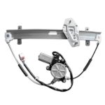 Left Front door glass regulator Coupe; w/Motor - HONDA CIVIC 2001-2005