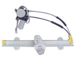 Right Front door glass regulator 4dr sedan; power; w/motor - HONDA ACCORD 1994-1997