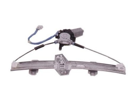 Right Front door glass regulator Sedan; Power; w/Motor - HONDA CIVIC 1996-2000