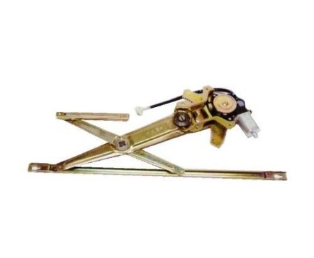 Left Rear door glass regulator 4dr sedan; USA/Canada built; power; w/motor - HONDA CIVIC 2001-2005