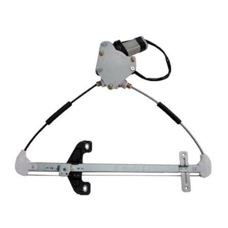 Right Rear door glass regulator 4dr sedan; USA/Canada built; power; w/motor - HONDA CIVIC 2001-2005