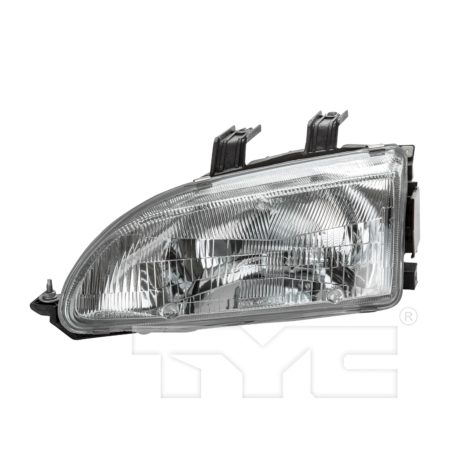 Left Headlamp assy composite all - HONDA CIVIC 1992-1995