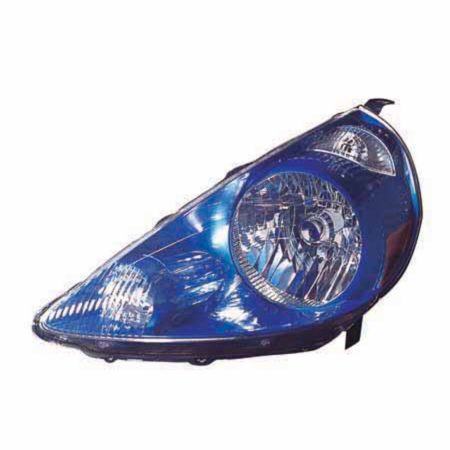 Left Headlamp assy composite vivid blue; code B520P - HONDA FIT 2007-2008